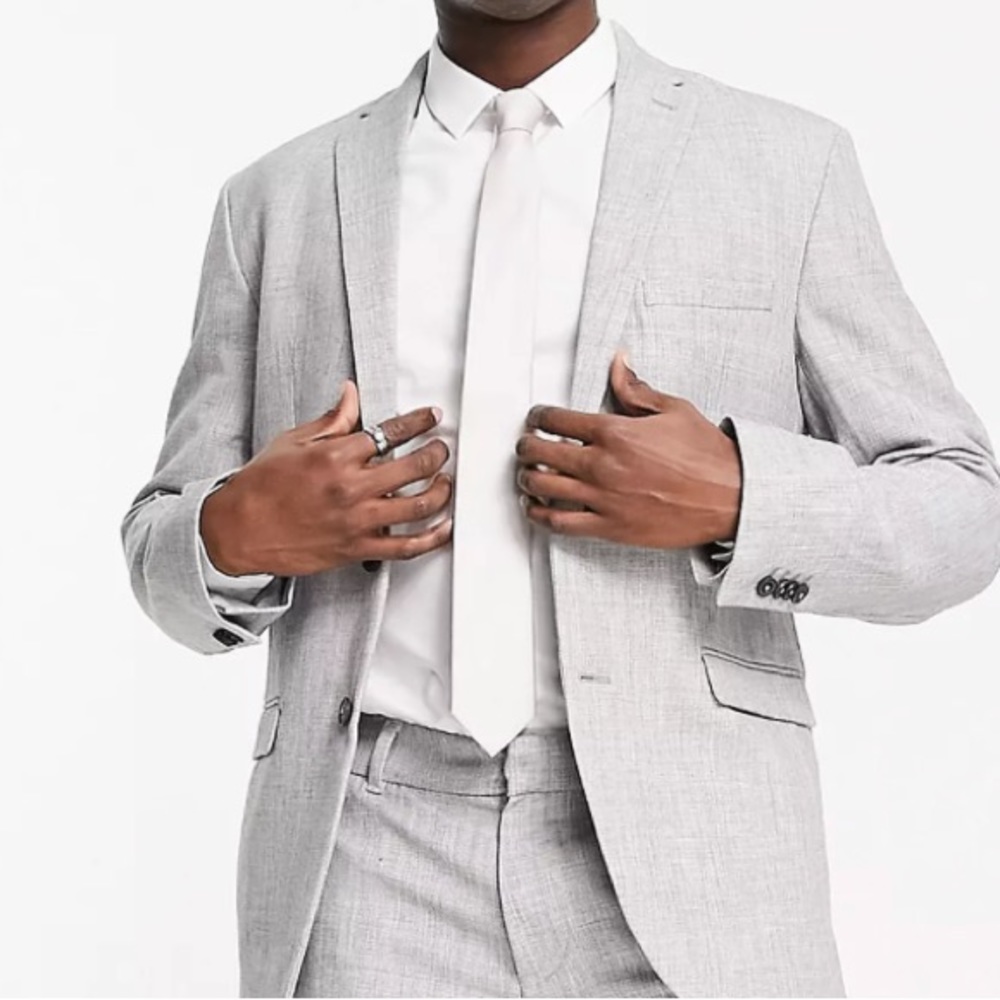 Men’s Blazer | TopMan | 42R | Light Grey